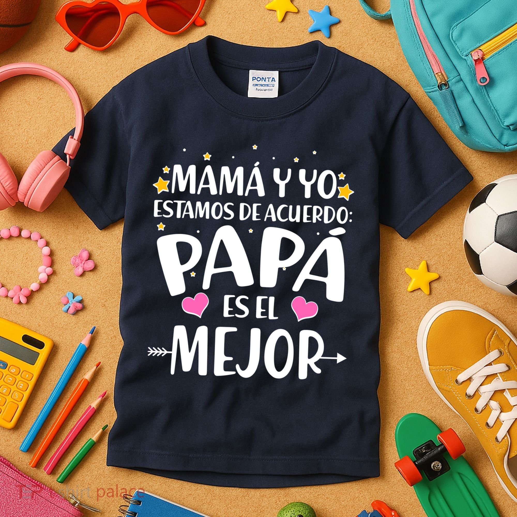 Mamá y Yo Estamos De Acuerdo Papá Es El Mejor Kids T-Shirt