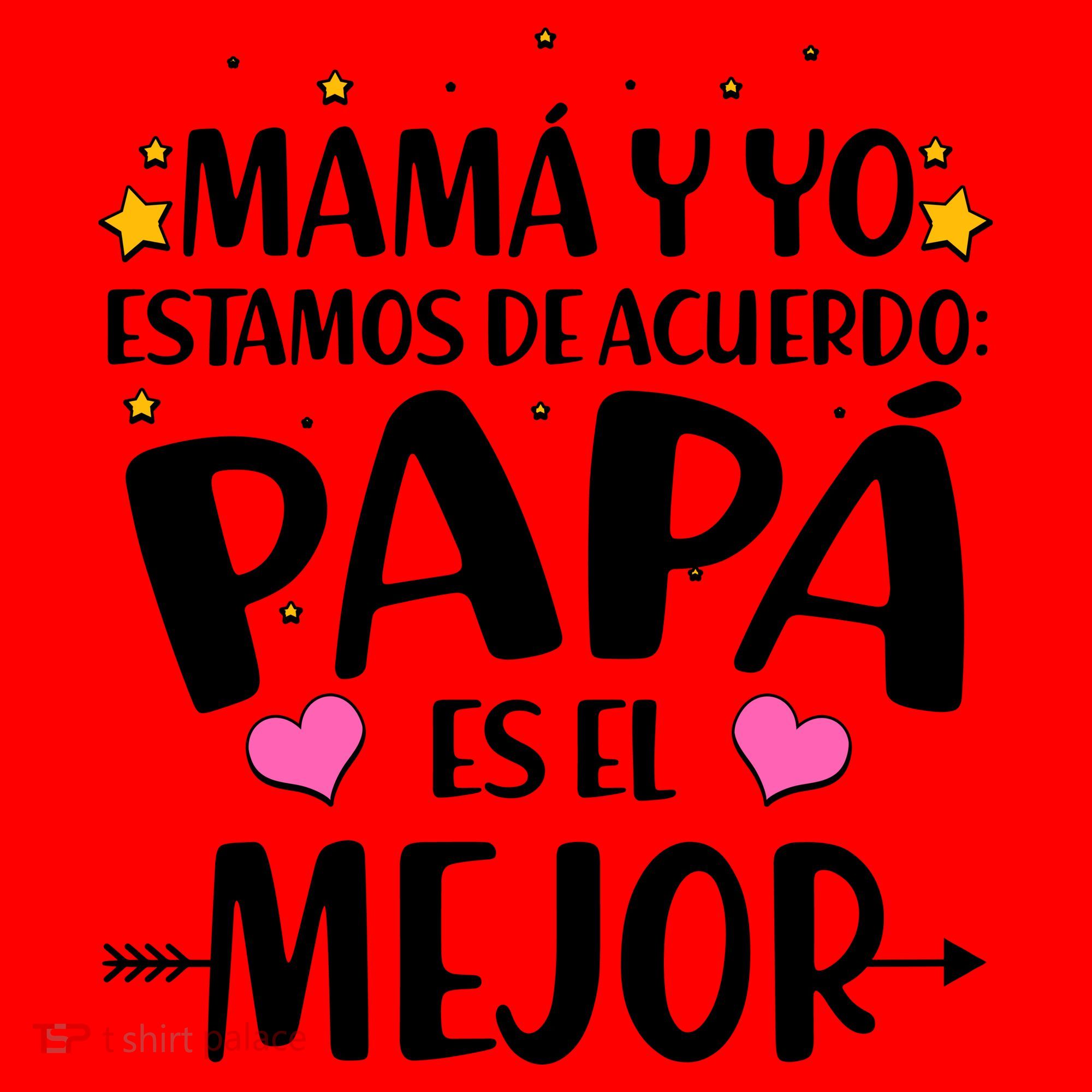 Mamá y Yo Estamos De Acuerdo Papá Es El Mejor Santa Hat