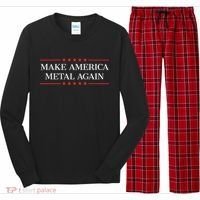 Make America Metal Again Long Sleeve Pajama Set thumb 0