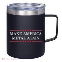 Make America Metal Again 12oz Stainless Steel Coffee Mug thumb 0
