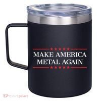 Make America Metal Again 12oz Stainless Steel Coffee Mug thumb 2