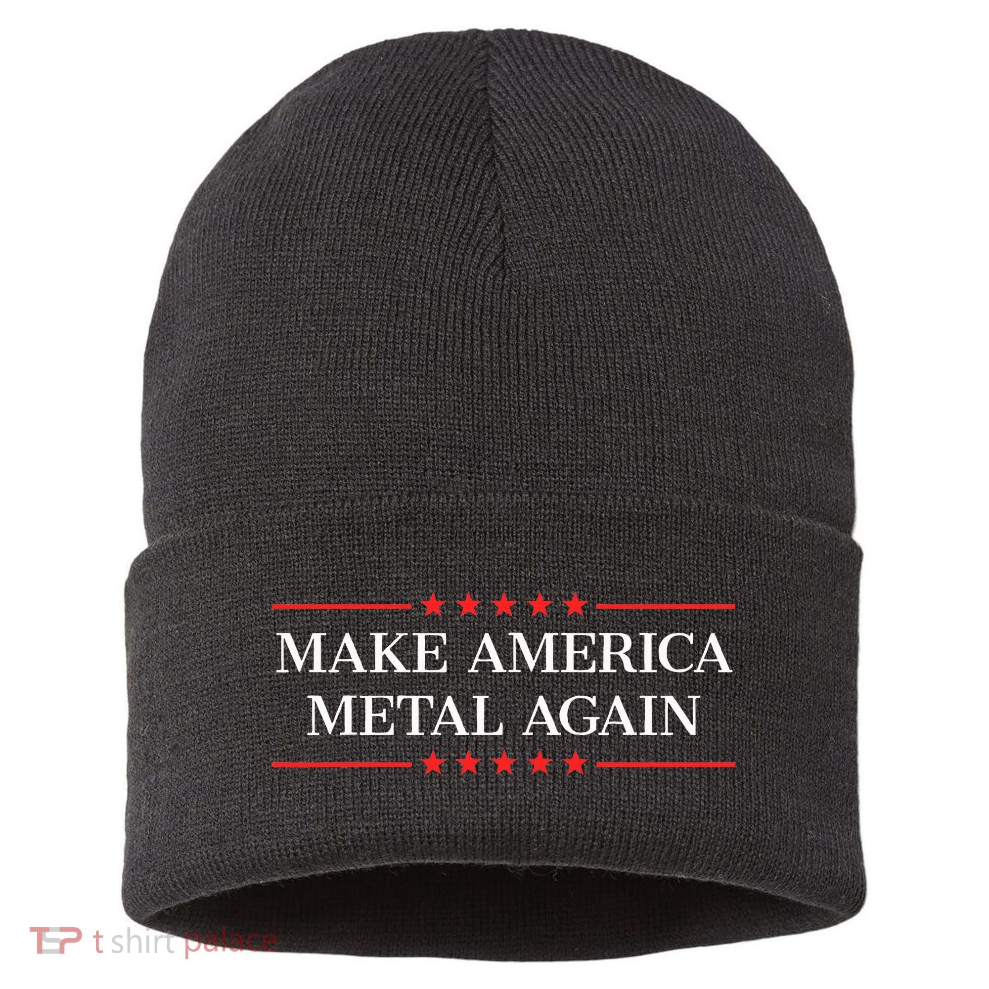 Make America Metal Again Sustainable Knit Beanie