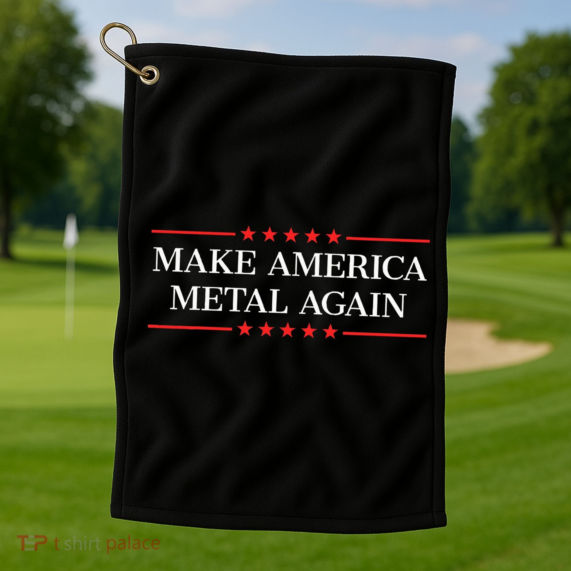 Make America Metal Again Golf Towel