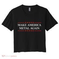 Make America Metal Again Women's Crop Top Tee thumb 0