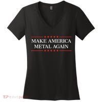 Make America Metal Again Women's V-Neck T-Shirt thumb 0