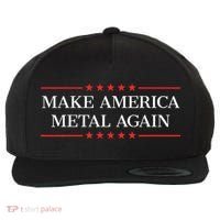 Make America Metal Again Wool Snapback Cap thumb 0