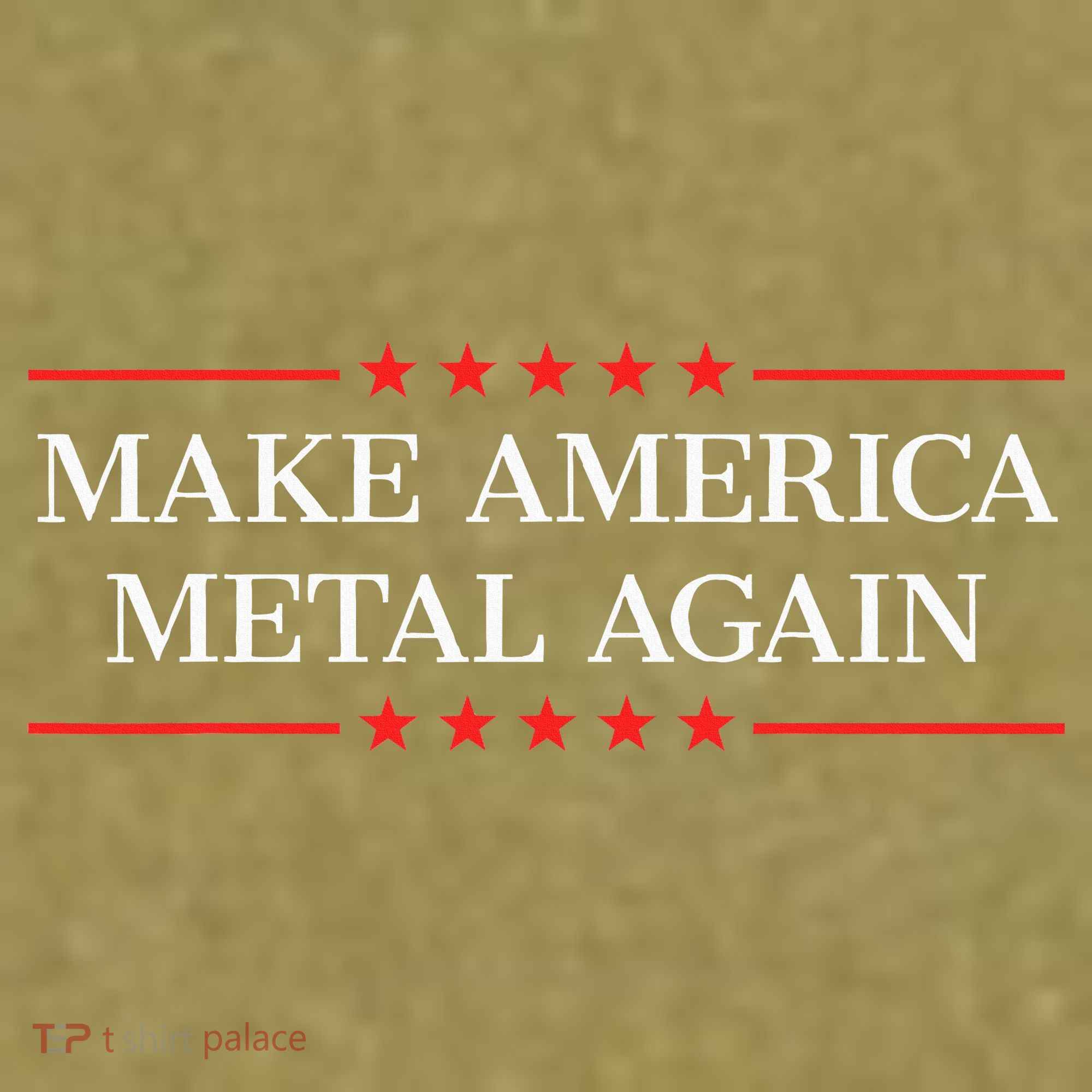 Make America Metal Again Garment-Dyed Women's Muscle Tee