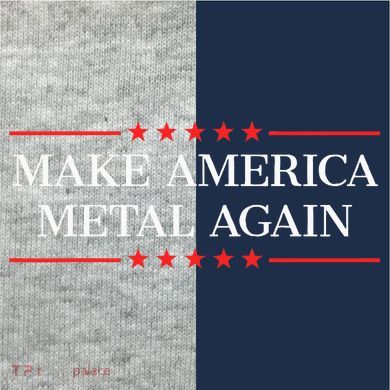 Make America Metal Again Kids Colorblock Raglan Jersey