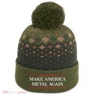 Make America Metal Again The Baniff Cuffed Pom Beanie thumb 0