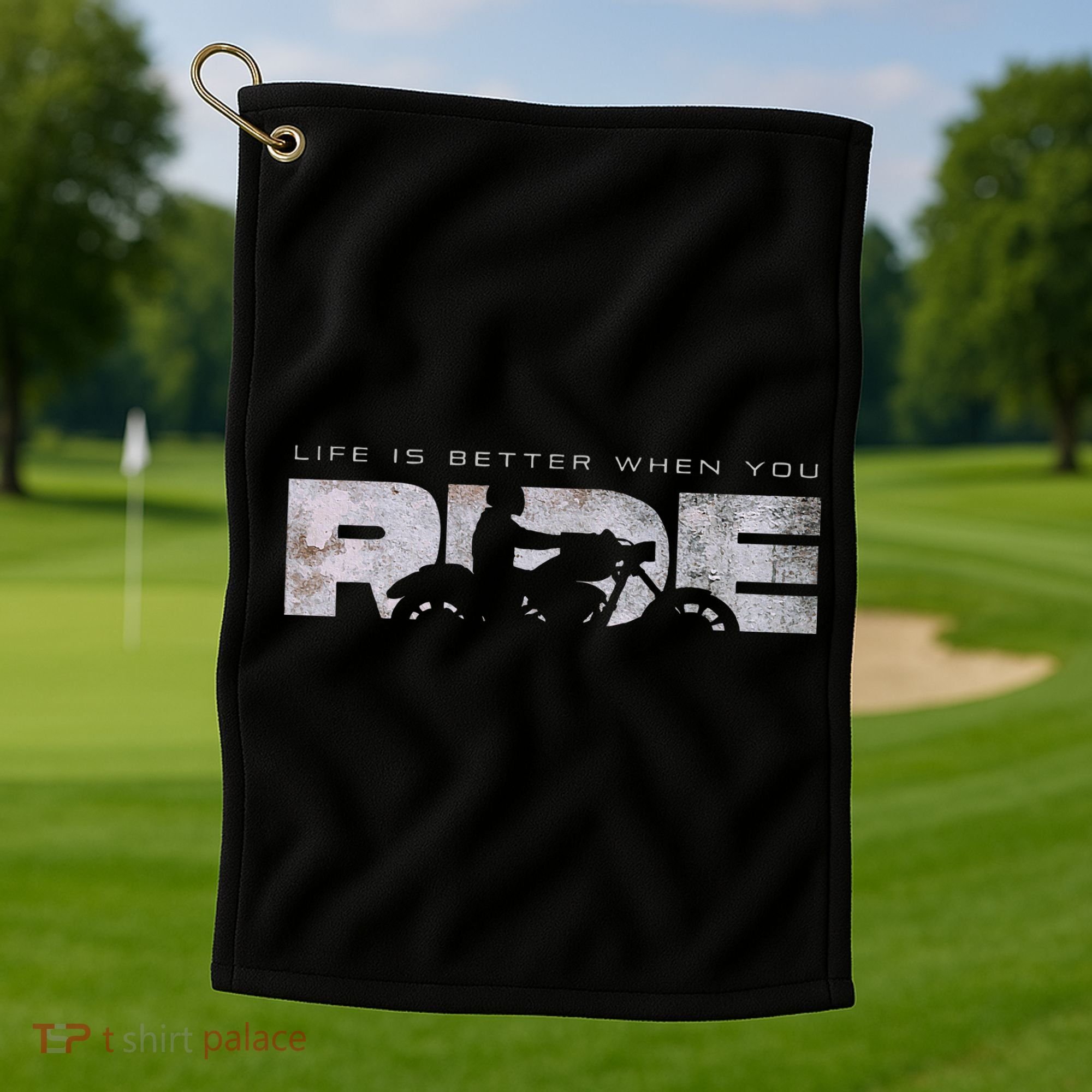 Motorcycle Apparel Motorcycle Golf Towel