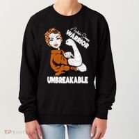 Ms Awareness Multiple Sclerosis Unbreakable Warrior Funny Gift Women's Sweatshirt thumb 0