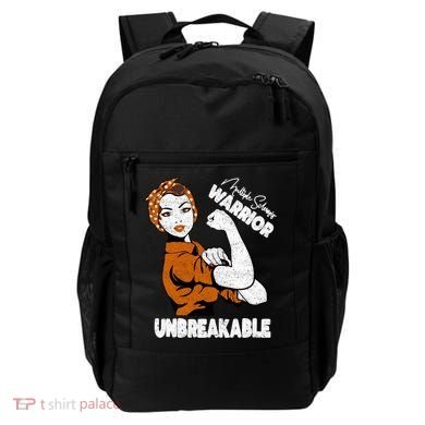 Ms Awareness Multiple Sclerosis Unbreakable Warrior Funny Gift Backpack