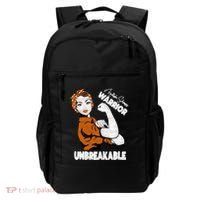 Ms Awareness Multiple Sclerosis Unbreakable Warrior Funny Gift Backpack thumb 0