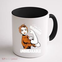 Ms Awareness Multiple Sclerosis Unbreakable Warrior Funny Gift Coffee Mug thumb 1