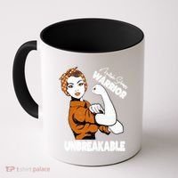 Ms Awareness Multiple Sclerosis Unbreakable Warrior Funny Gift Coffee Mug thumb 0