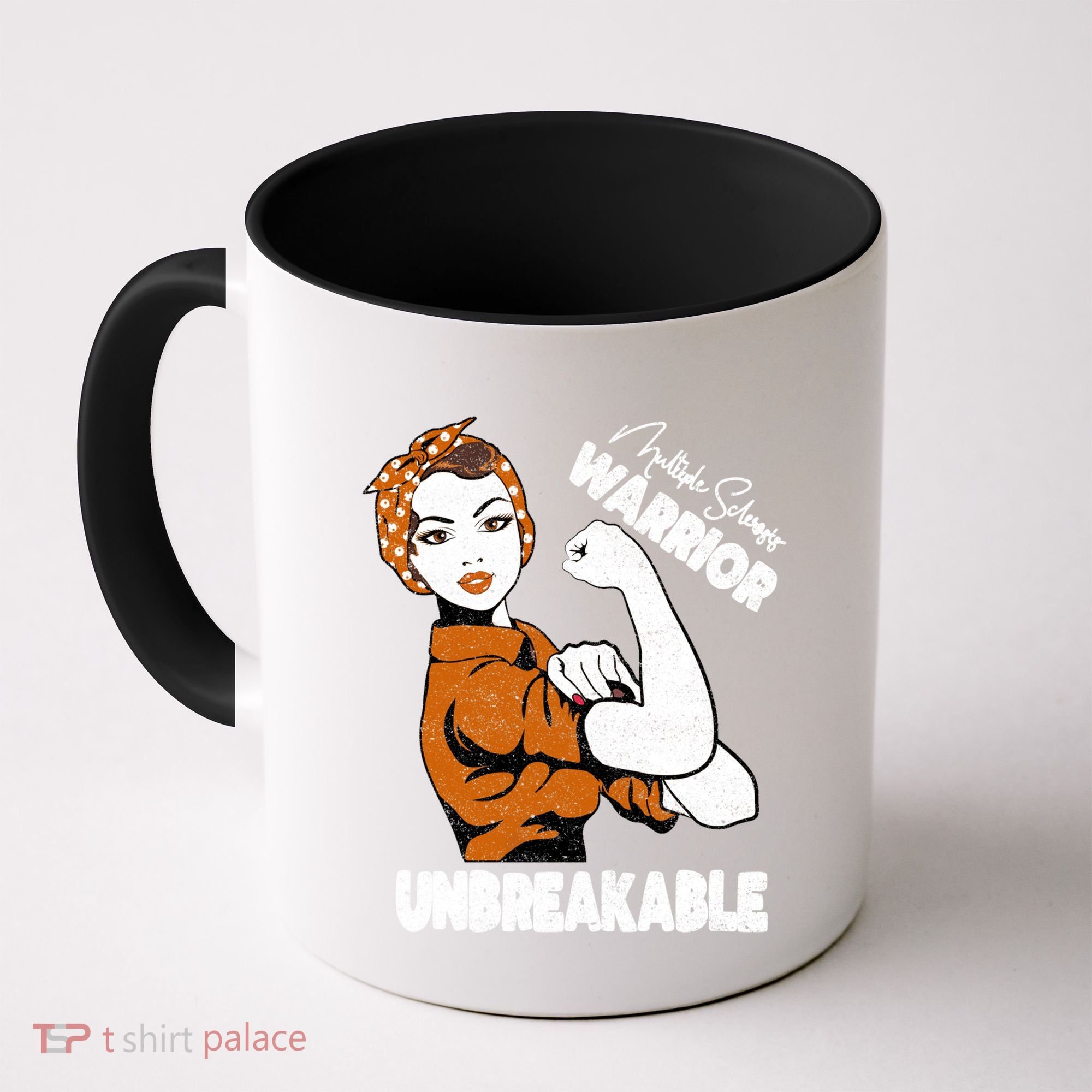 Ms Awareness Multiple Sclerosis Unbreakable Warrior Funny Gift Coffee Mug