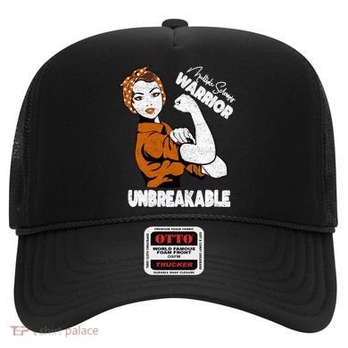 Ms Awareness Multiple Sclerosis Unbreakable Warrior Funny Gift Hat