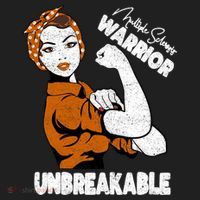 Ms Awareness Multiple Sclerosis Unbreakable Warrior Funny Gift Hat thumb 2
