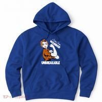 Ms Awareness Multiple Sclerosis Unbreakable Warrior Funny Gift Hoodie thumb 0