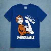 Ms Awareness Multiple Sclerosis Unbreakable Warrior Funny Gift T-Shirt thumb 5