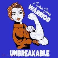 Ms Awareness Multiple Sclerosis Unbreakable Warrior Funny Gift Tumbler thumb 3