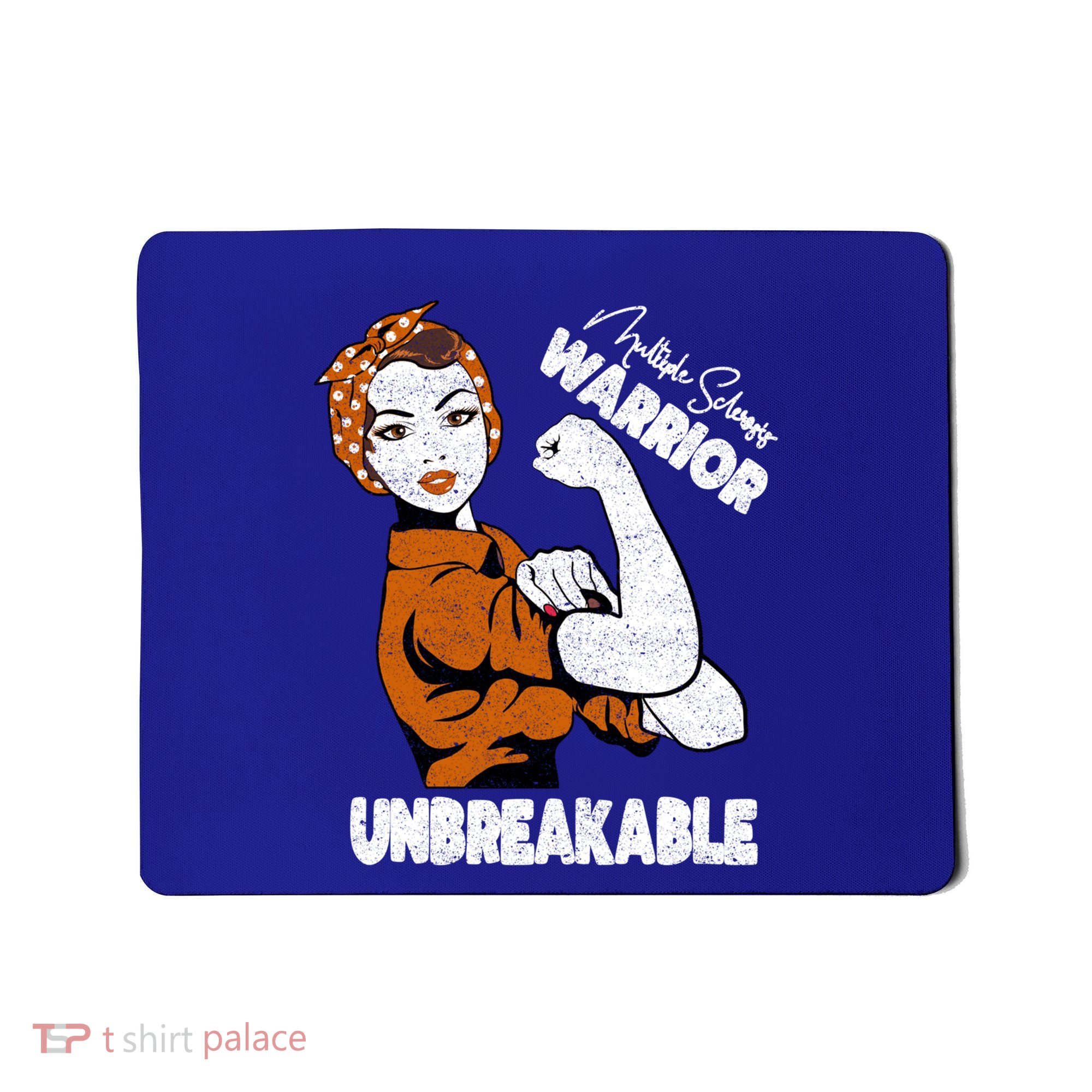 Ms Awareness Multiple Sclerosis Unbreakable Warrior Funny Gift Mousepad