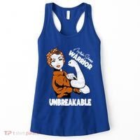 Ms Awareness Multiple Sclerosis Unbreakable Warrior Funny Gift Women's Tank Top thumb 0