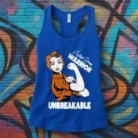 Ms Awareness Multiple Sclerosis Unbreakable Warrior Funny Gift Women's Tank Top thumb 3