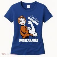 Ms Awareness Multiple Sclerosis Unbreakable Warrior Funny Gift Women's T-Shirt thumb 0