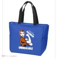 Ms Awareness Multiple Sclerosis Unbreakable Warrior Funny Gift Tote Bag thumb 3