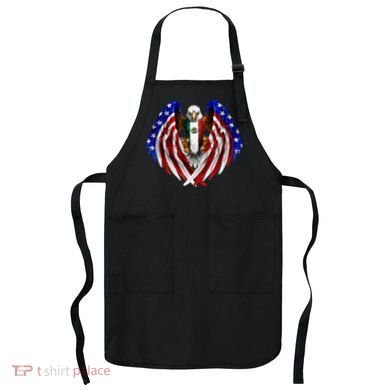 Mexican American Mexico Usa Flag Eagle Apron