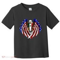 Mexican American Mexico Usa Flag Eagle Toddler T-Shirt thumb 0