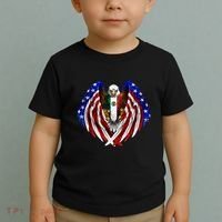 Mexican American Mexico Usa Flag Eagle Toddler T-Shirt thumb 2