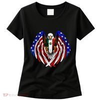 Mexican American Mexico Usa Flag Eagle Women's T-Shirt thumb 0