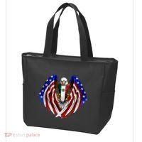 Mexican American Mexico Usa Flag Eagle Tote Bag thumb 3