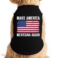 Make America Mexicana Again Funny America Political Quote Gift Doggie Tank thumb 0
