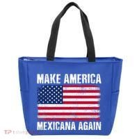 Make America Mexicana Again Funny America Political Quote Gift Tote Bag thumb 0