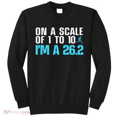 Marathon Art Marathon Finisher 26.2 Running Sweatshirt