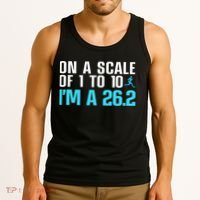 Marathon Art Marathon Finisher 26.2 Running Tank Top thumb 3