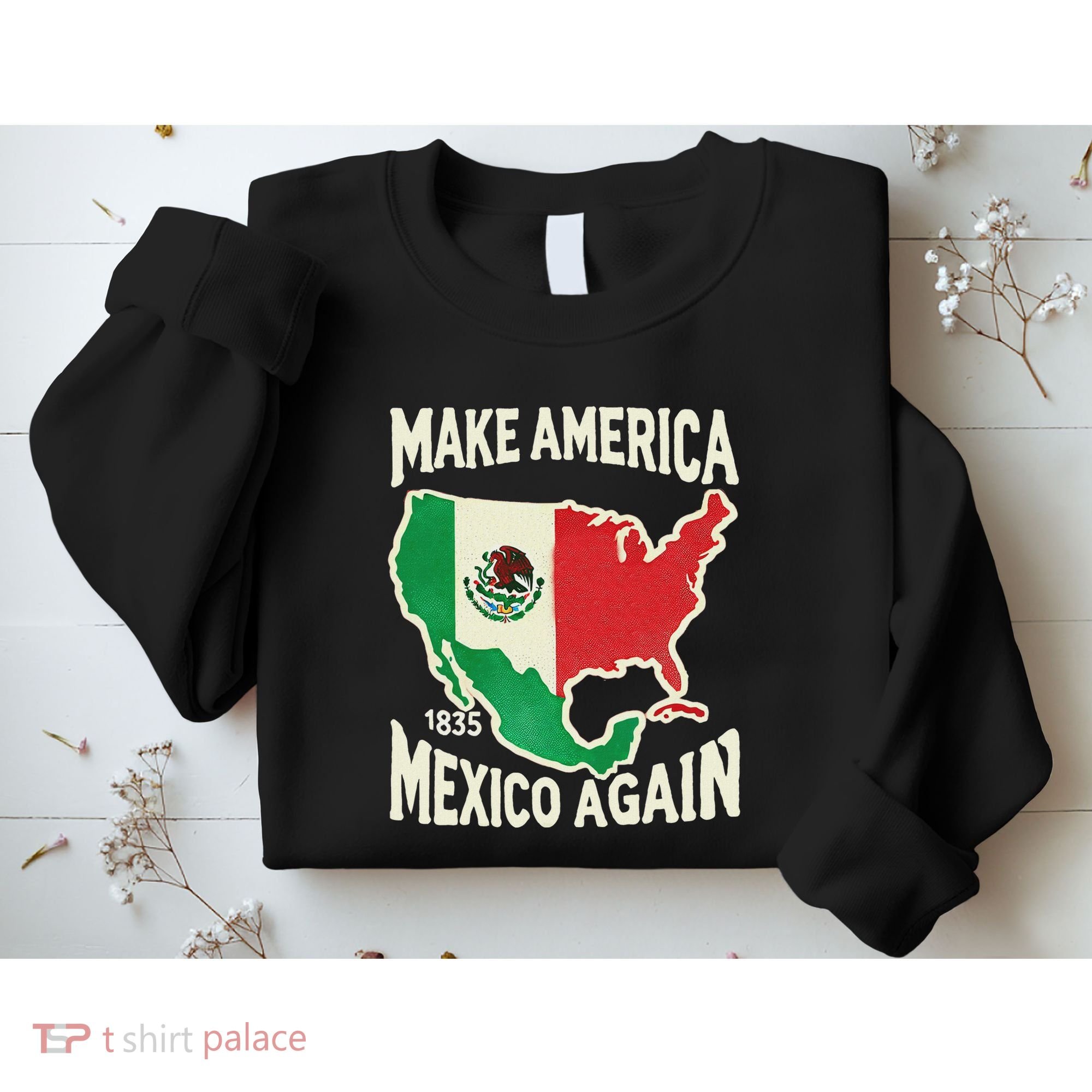 Make America Mexico Again Mexican History Fact 1835 Mexico Sweatshirt