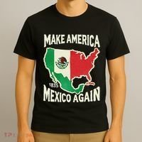 Make America Mexico Again Mexican History Fact 1835 Mexico T-Shirt thumb 3