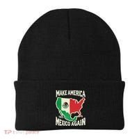 Make America Mexico Again Mexican History Fact 1835 Mexico Beanie thumb 0