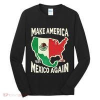 Make America Mexico Again Mexican History Fact 1835 Mexico Tall Long Sleeve Shirt thumb 0