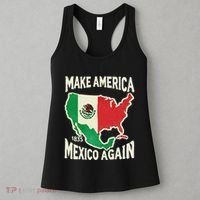 Make America Mexico Again Mexican History Fact 1835 Mexico Women's Tank Top thumb 3