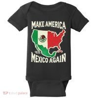 Make America Mexico Again Mexican History Fact 1835 Mexico Baby Bodysuit thumb 0