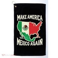 Make America Mexico Again Mexican History Fact 1835 Mexico Golf Towel thumb 0