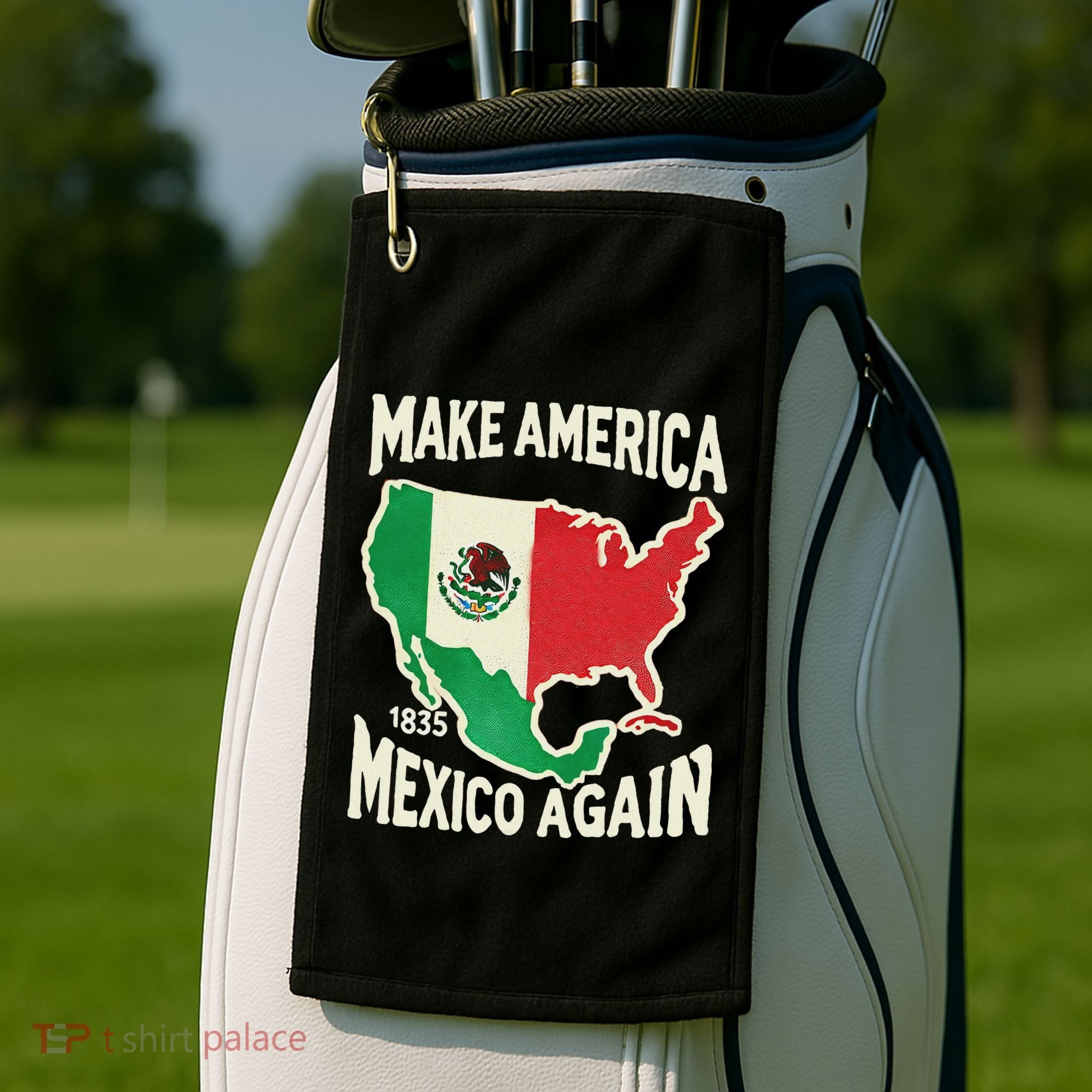 Make America Mexico Again Mexican History Fact 1835 Mexico Golf Towel