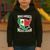 Make America Mexico Again Mexican History Fact 1835 Mexico Kids Hoodie thumb 3
