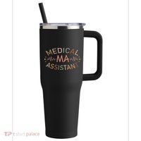Medical Assistant Ma Cma Nursing Doctor Assistant Student 40oz Vacuum Insulated Stainless Steel Travel Tumbler thumb 0