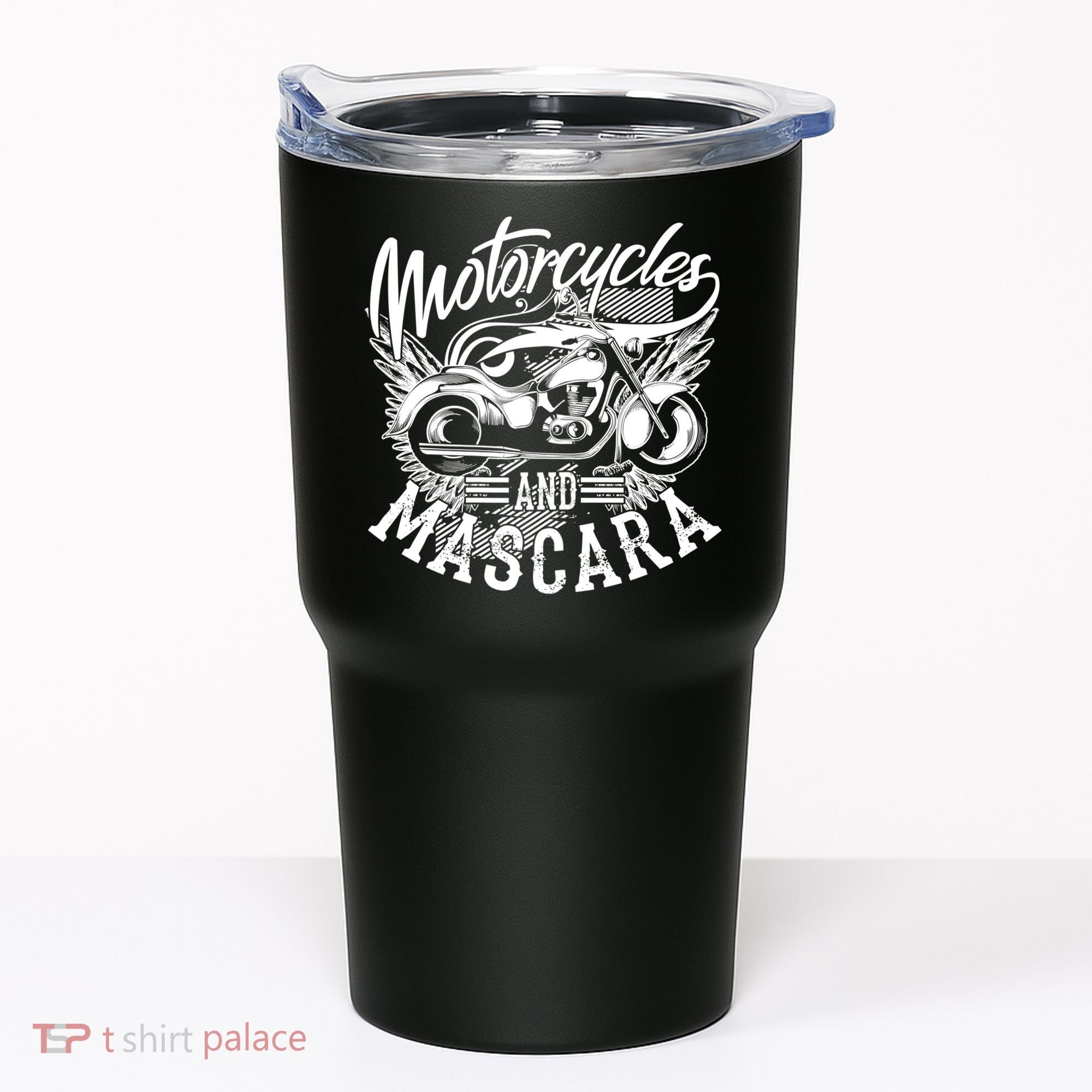 Motorcycles And Mascara Funny Gift Cute Makeup Motor Lover Funny Gift Tumbler